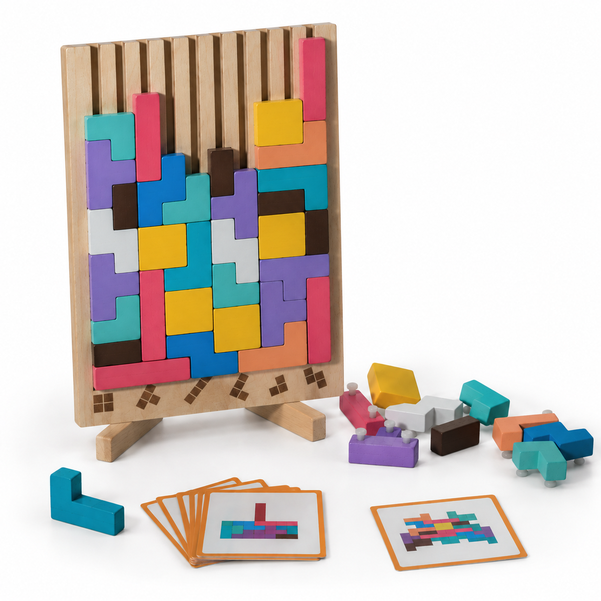 Jeu casse-tête en bois Montessori